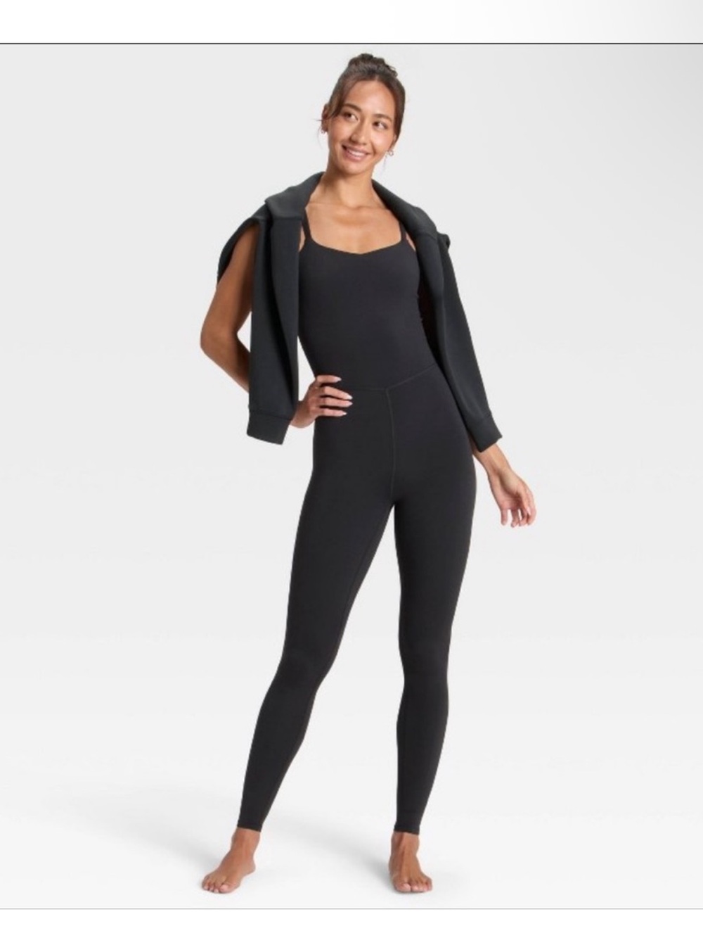 [ALL IN MOTION] BLACK JUMPSUIT